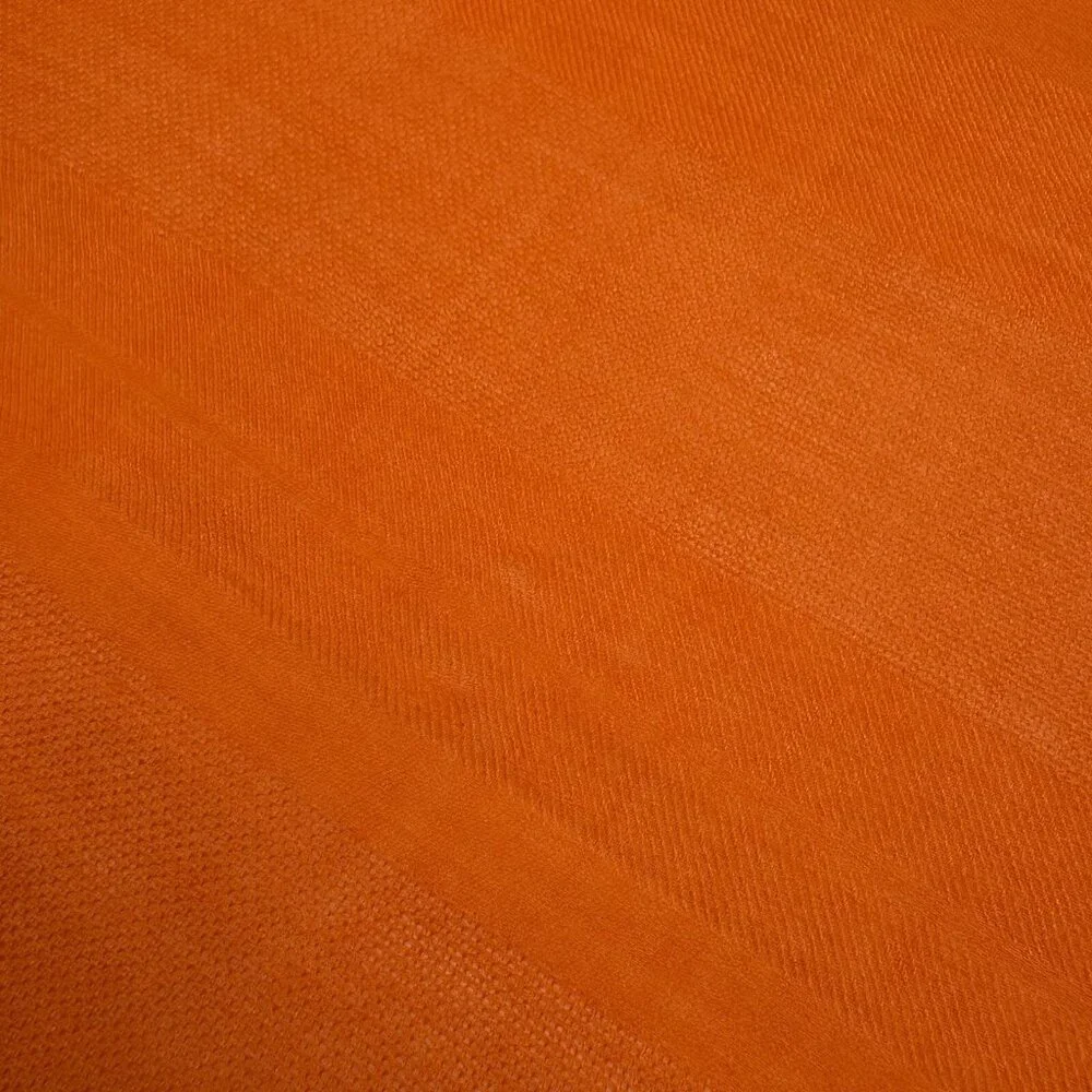 Authentic HERMES Stole Scarf Orange Cashmere #36634613 - Picture 12 of 12